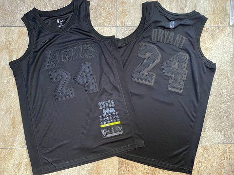 Men Los Angeles Lakers #24 Bryant Black MVP honor embroidered NBA Jerseys